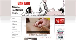 Desktop Screenshot of institut-sanbao.fr
